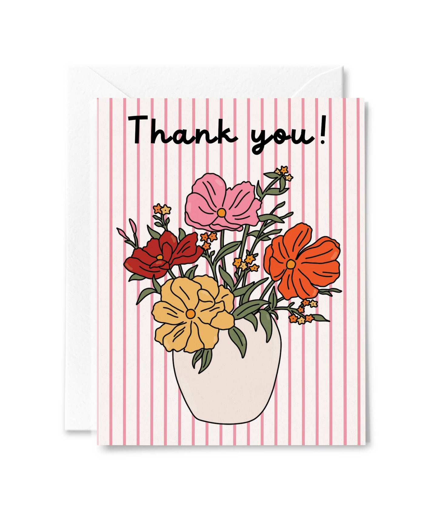 Thank You Stripe Flower Bouquet