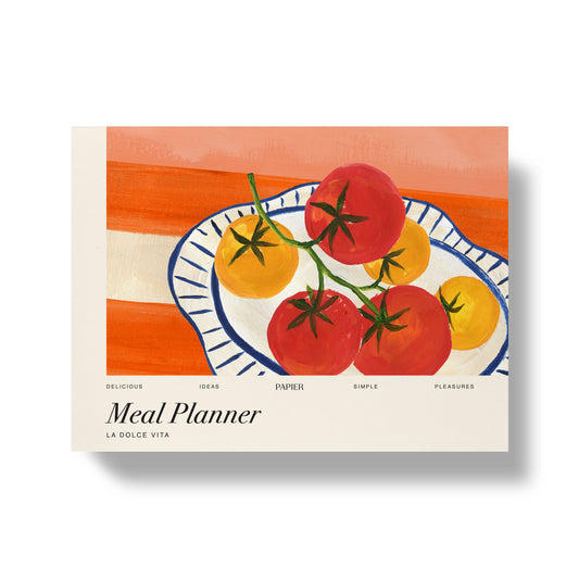 Weekly Meal Planner & Grocery List, Undated - La Dolce Vita