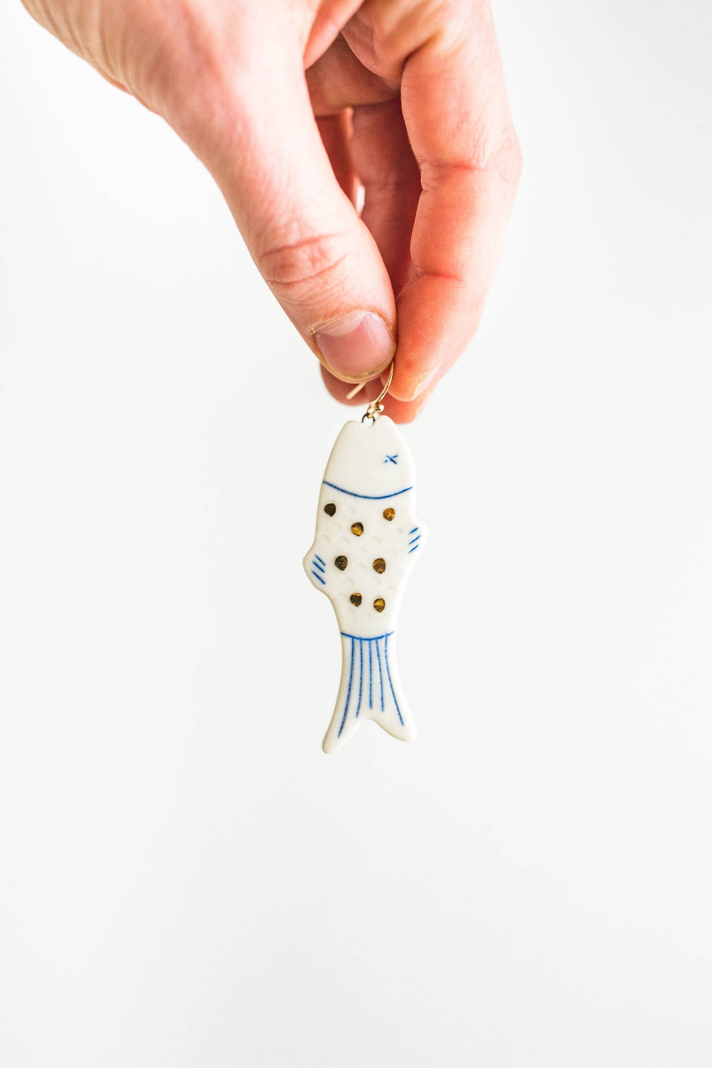 Little Fish Earrings | Alive Bright Blue