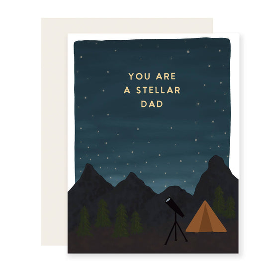 Stellar Dad | Outdoorsy Father's Day Card