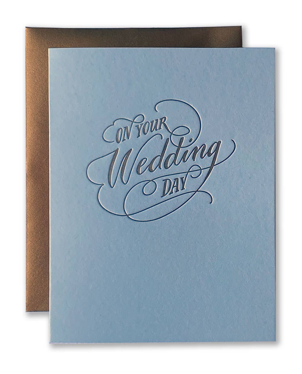 On Your Wedding Day Letterpress Card