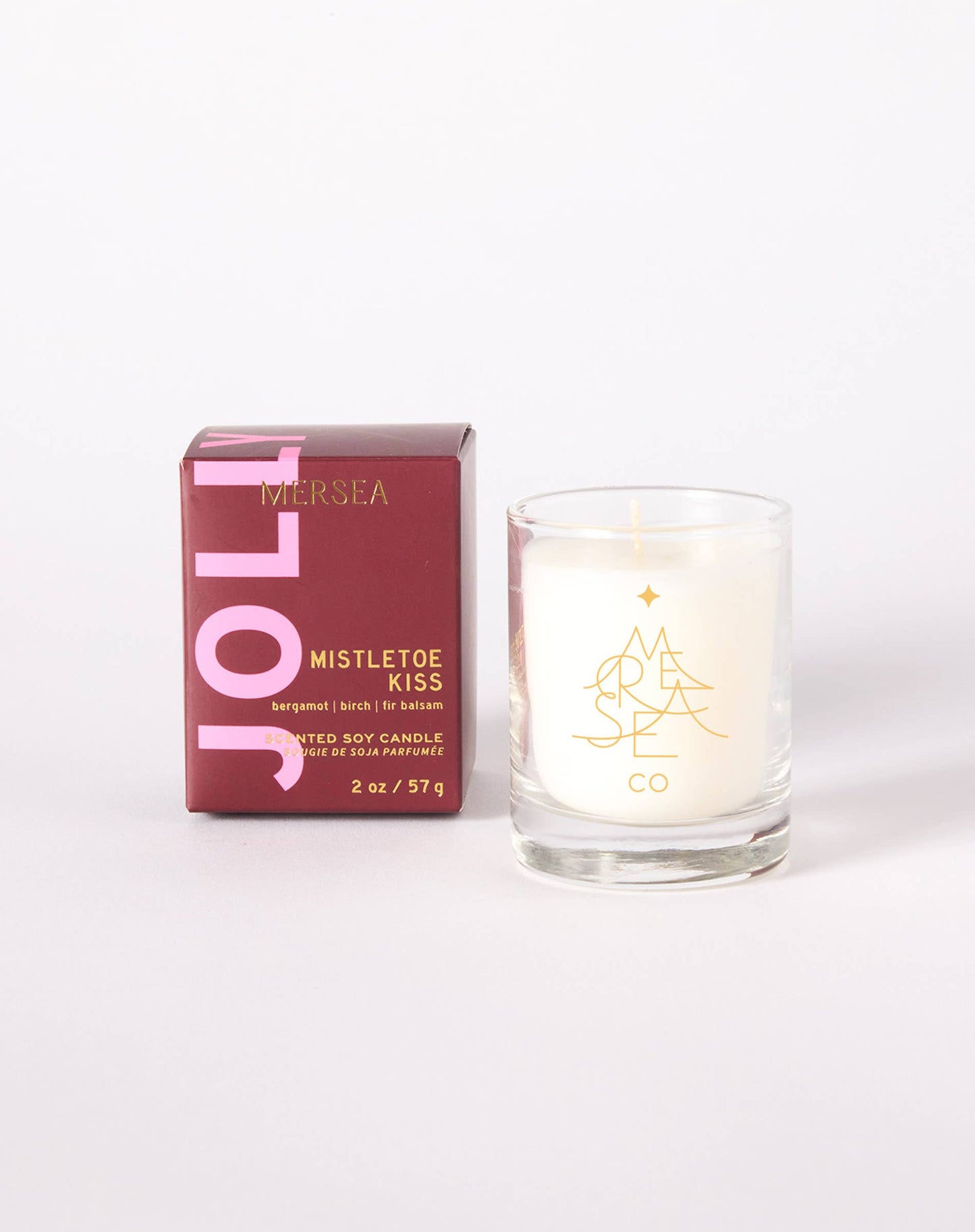 Good Tidings Boxed Votive: Mistletoe Kiss