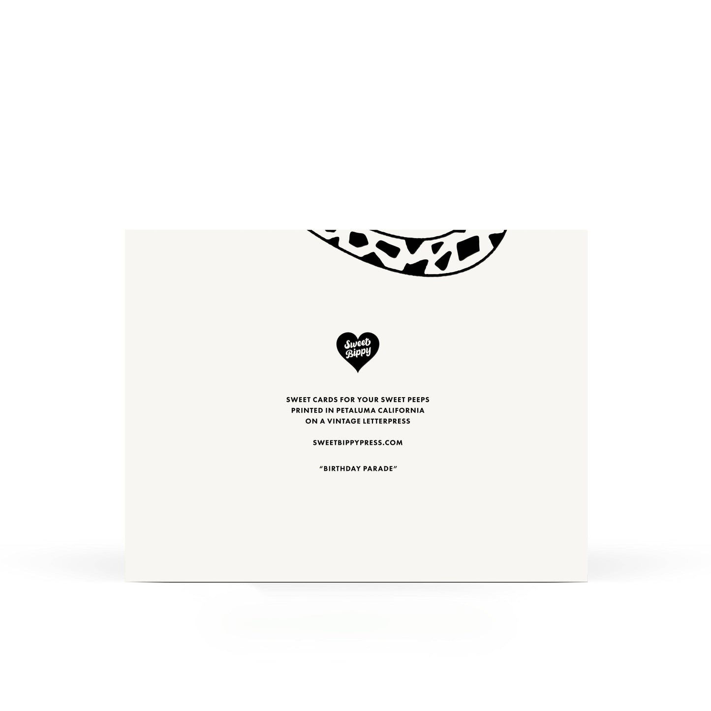 First Birthday Parade Card