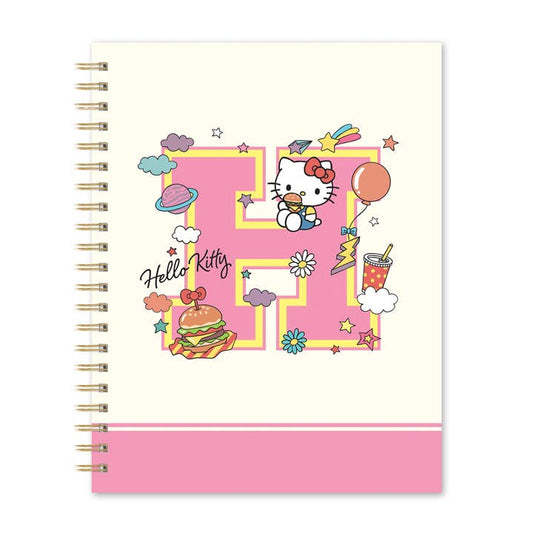 Hello Kitty College Letters Extra Large Spiral Notebook