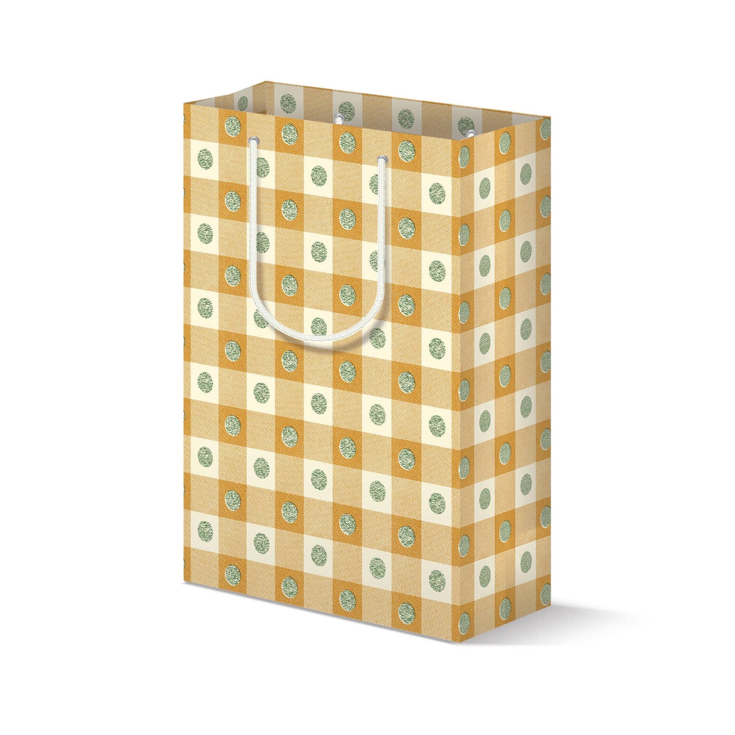 Picnic Dot Plaid Gift Bag