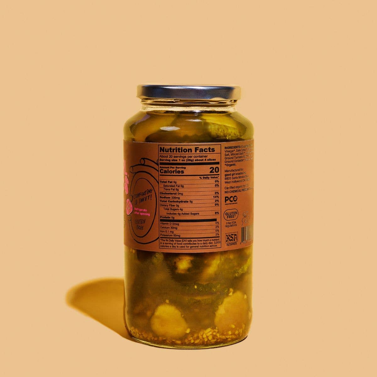 Hot Girl Pickles | Bread & Butter Chips 32oz