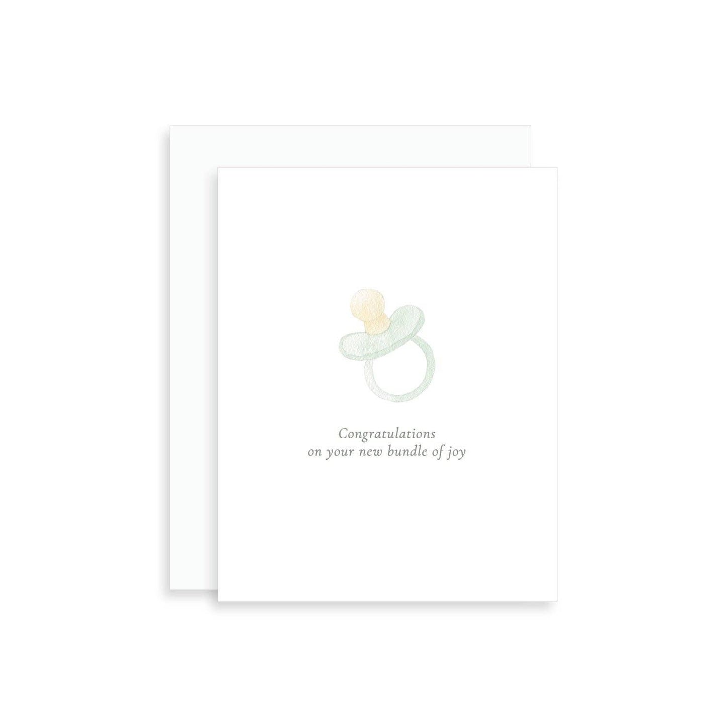 Congratulations on your Bundle of Joy Baby Greeting Card