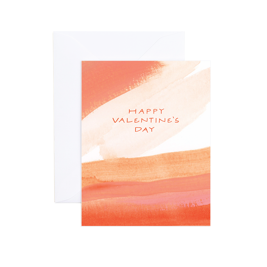 Montana Watercolor Valentine's Day Card