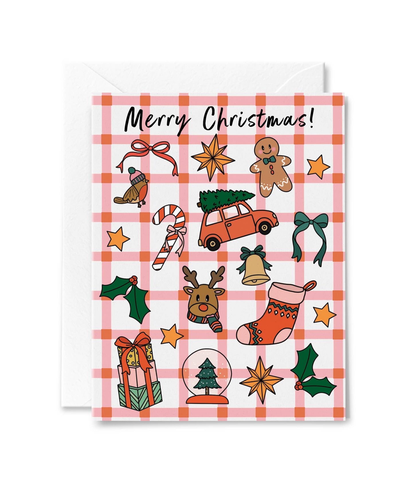 Festive Icons Christmas Greeting Card