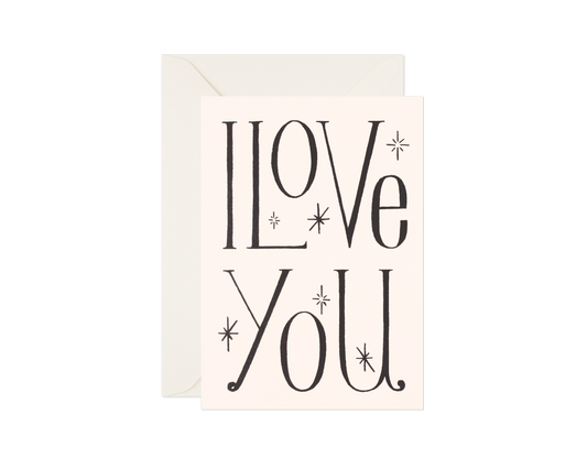 I Love You Love Card