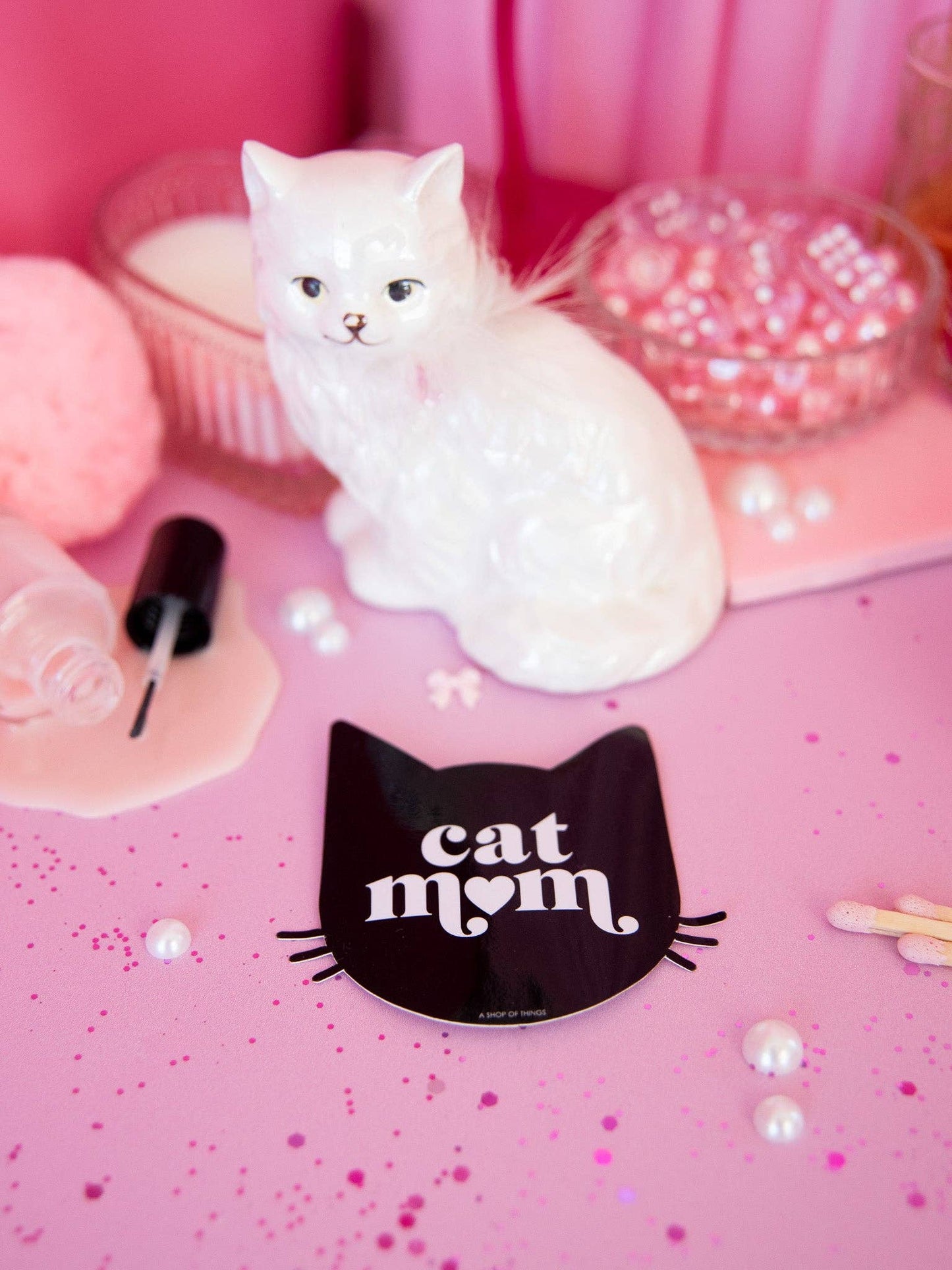 Cat Mom Sticker