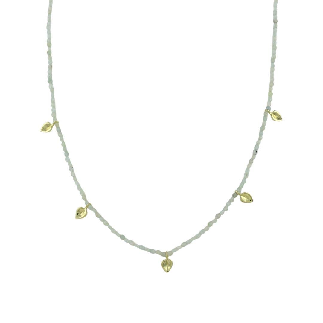 Stella Necklace: Gold / Labradorite