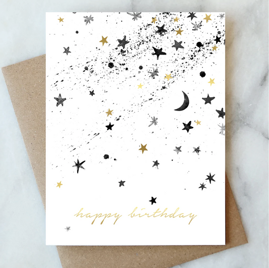 Stars Birthday Card