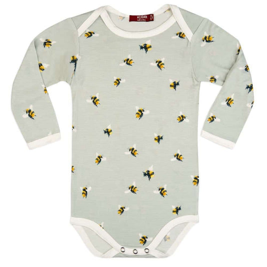 Milkbarn Long Sleeve One Piece -  Bumblebee