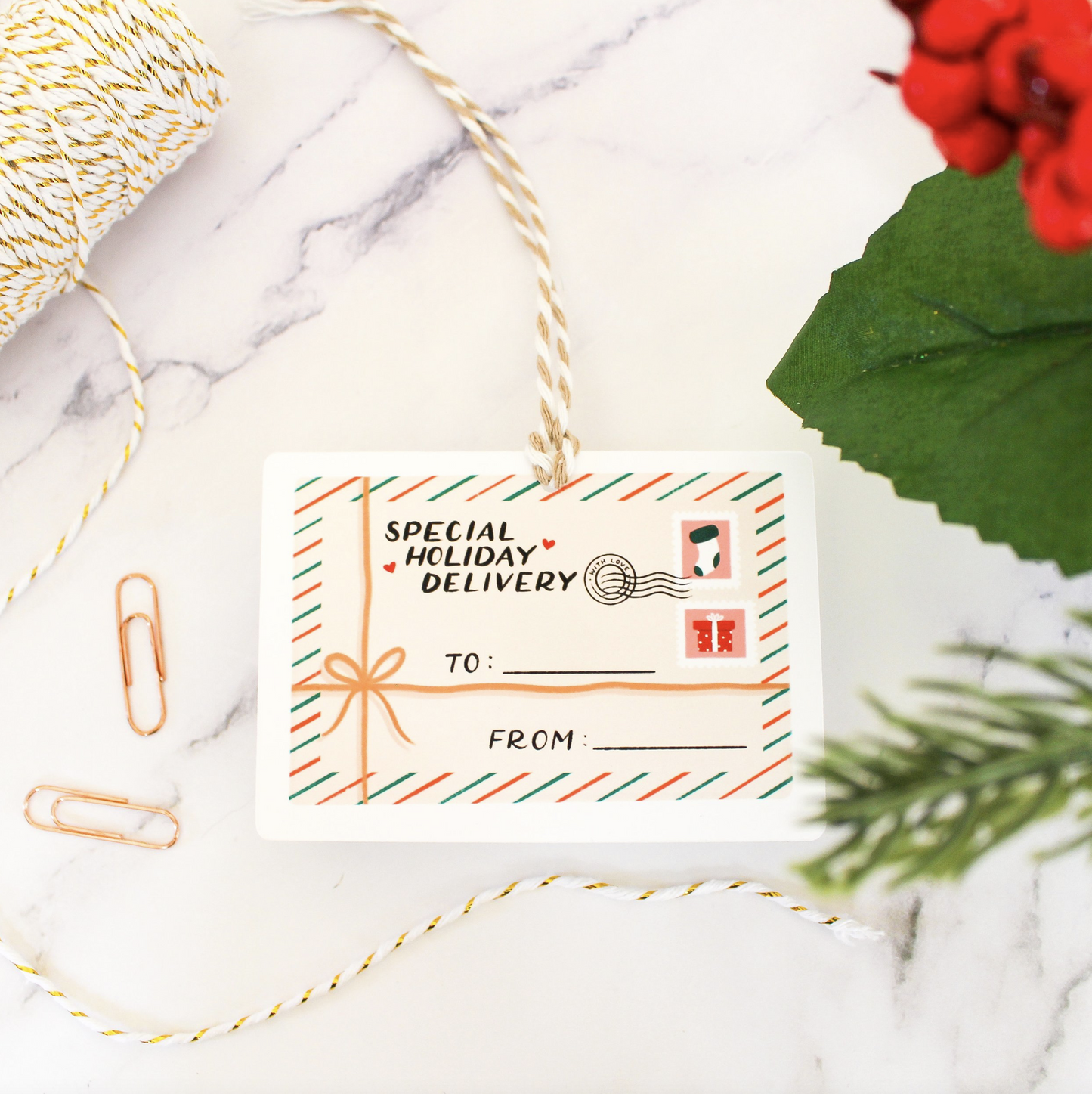 Special Holiday Delivery Gift Tags