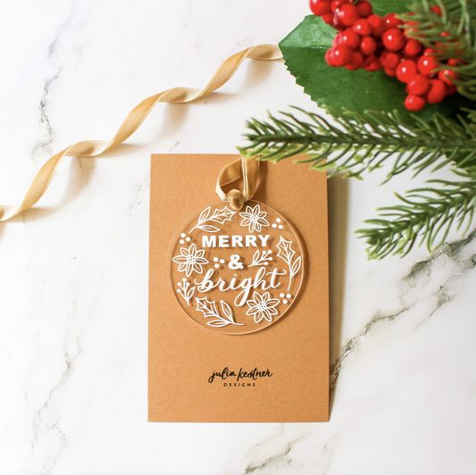 Merry & Bright Ornament