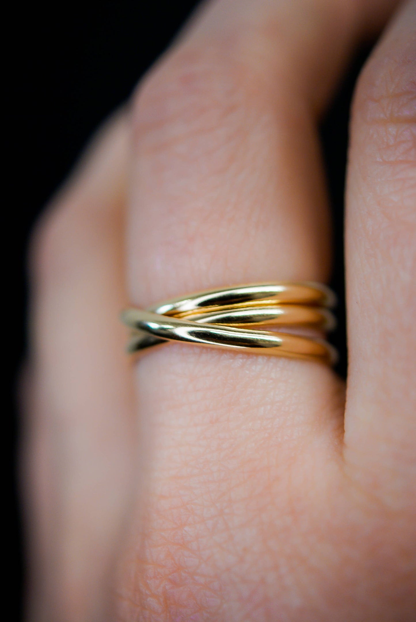 Overlap Ring, 14K Gold Fill: 8