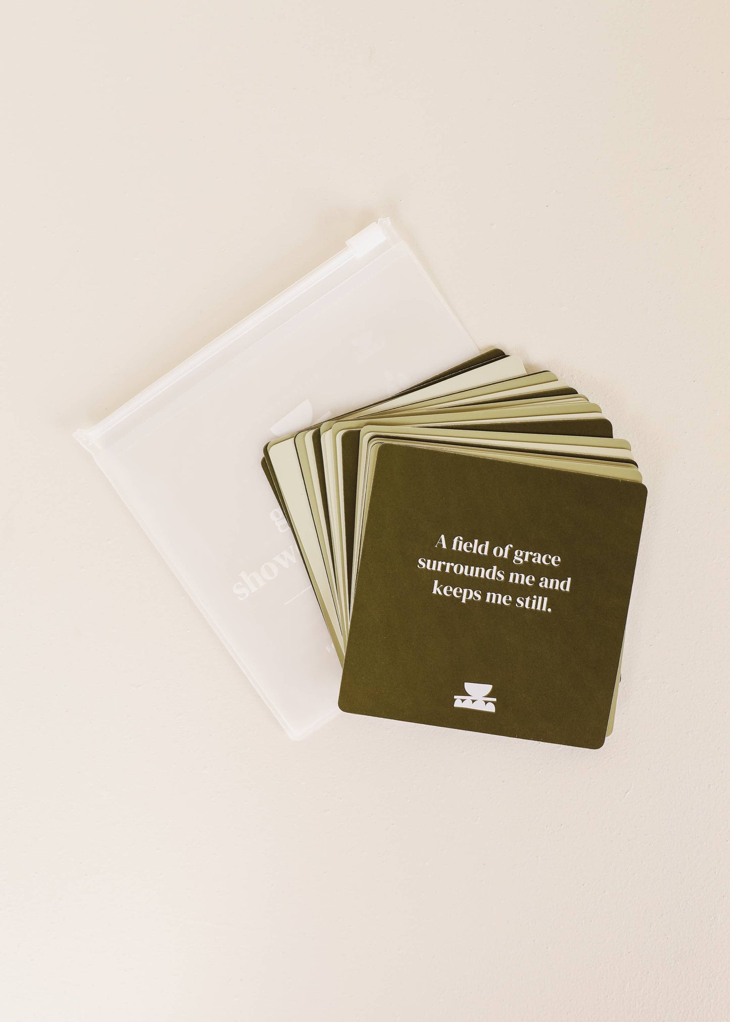 Shower Affirmation™ Display Cards - Grounding