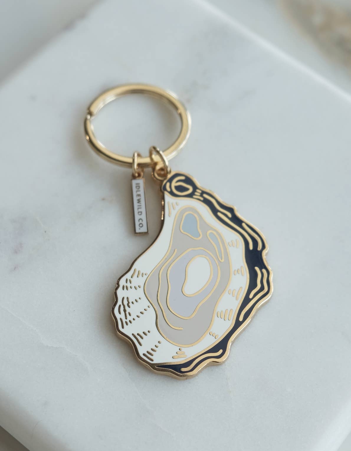 Oyster Enamel Keychain: Unboxed