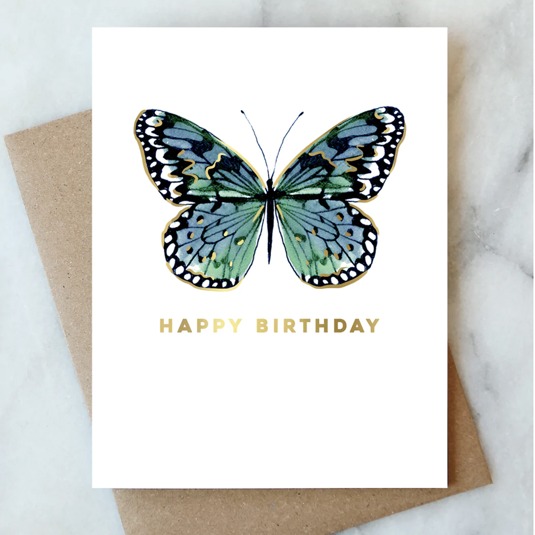 Blue Butterfly Birthday