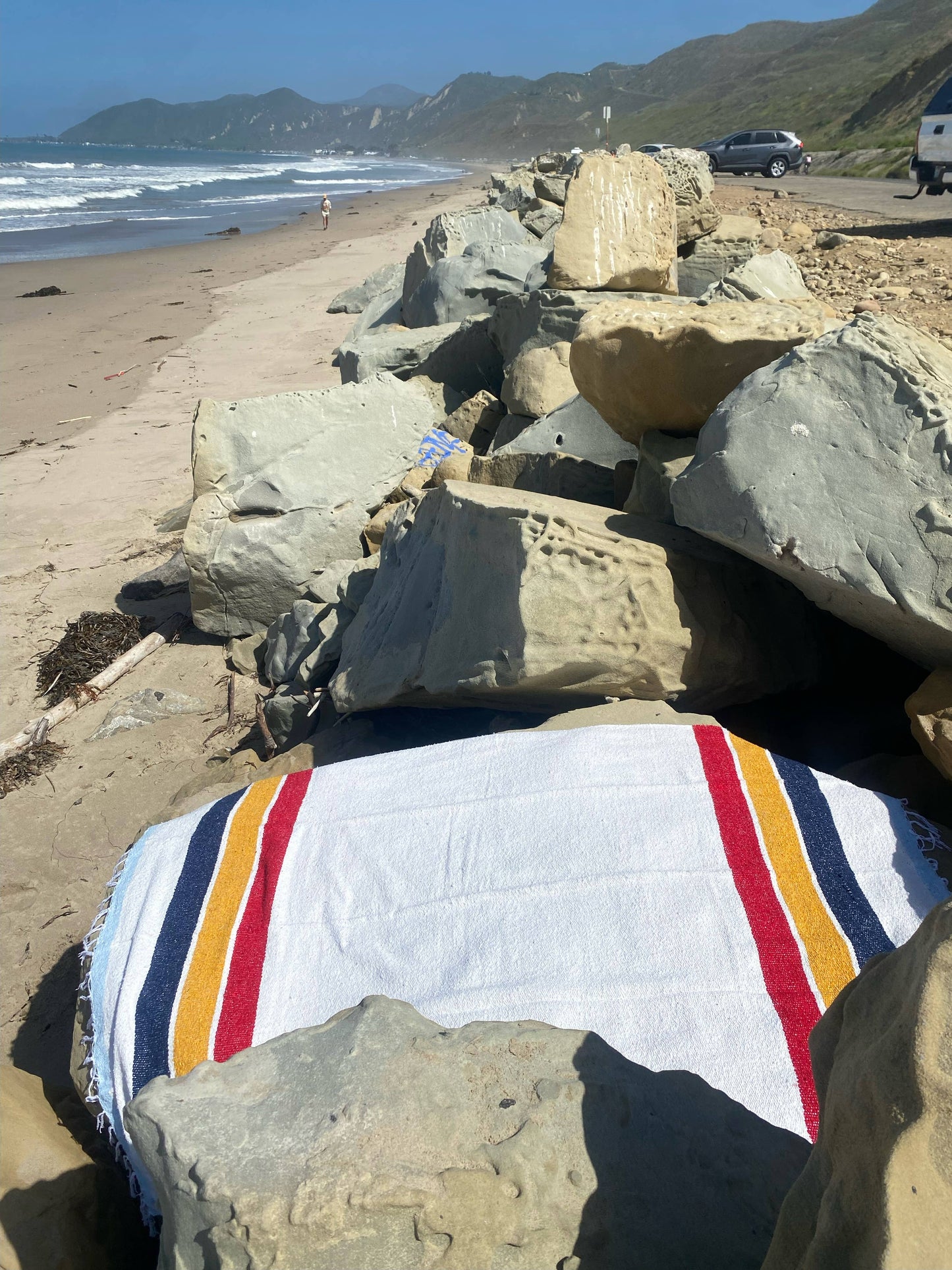 Vintage Camp Recycled Throw