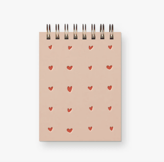 Heart Grid Mini Jotter