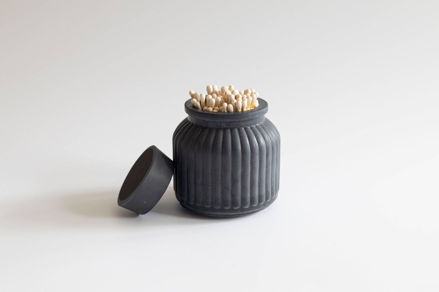 Concrete Match Holder | Apothecary | Black