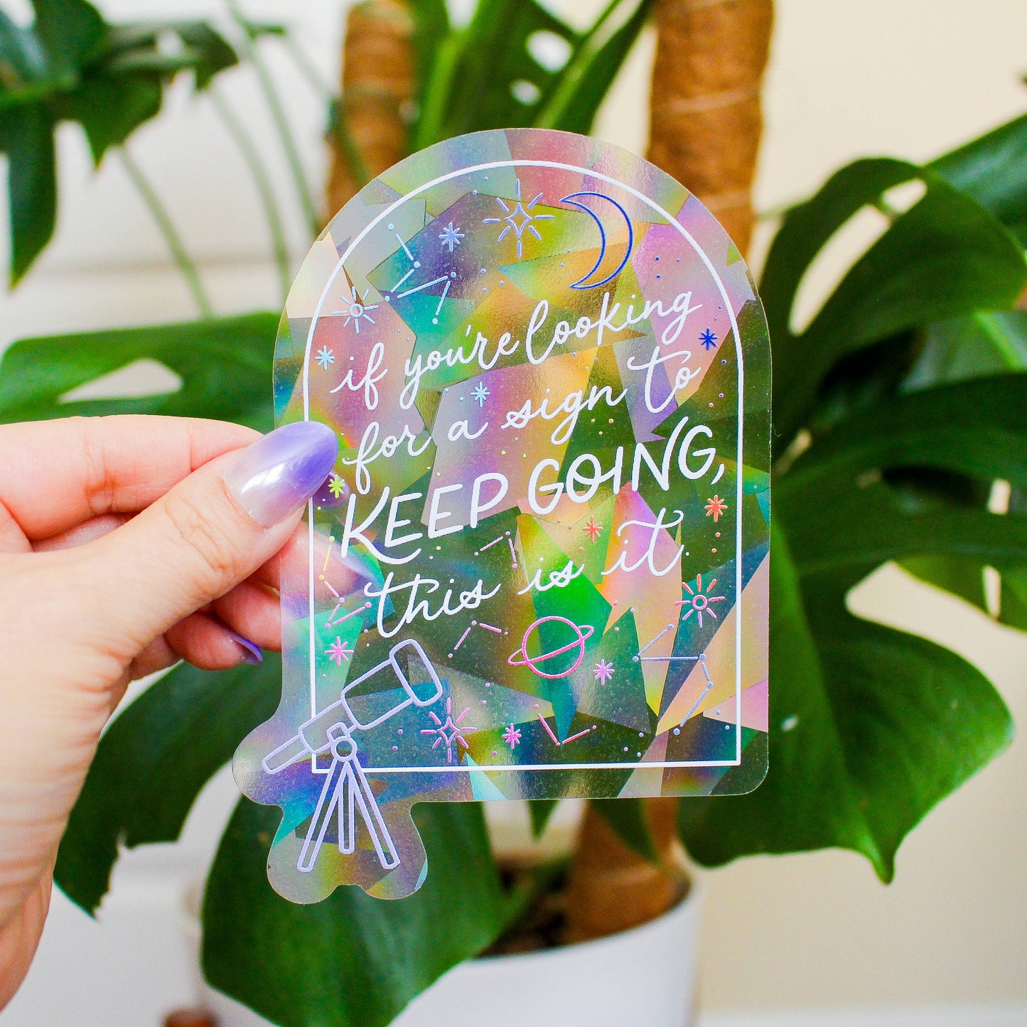 This Is Your Sign Rainbow-Making Suncatcher