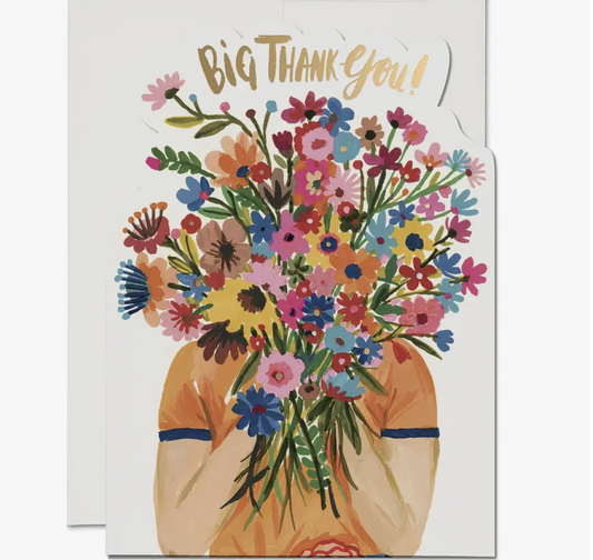 Face Full of Flowers Thank You
