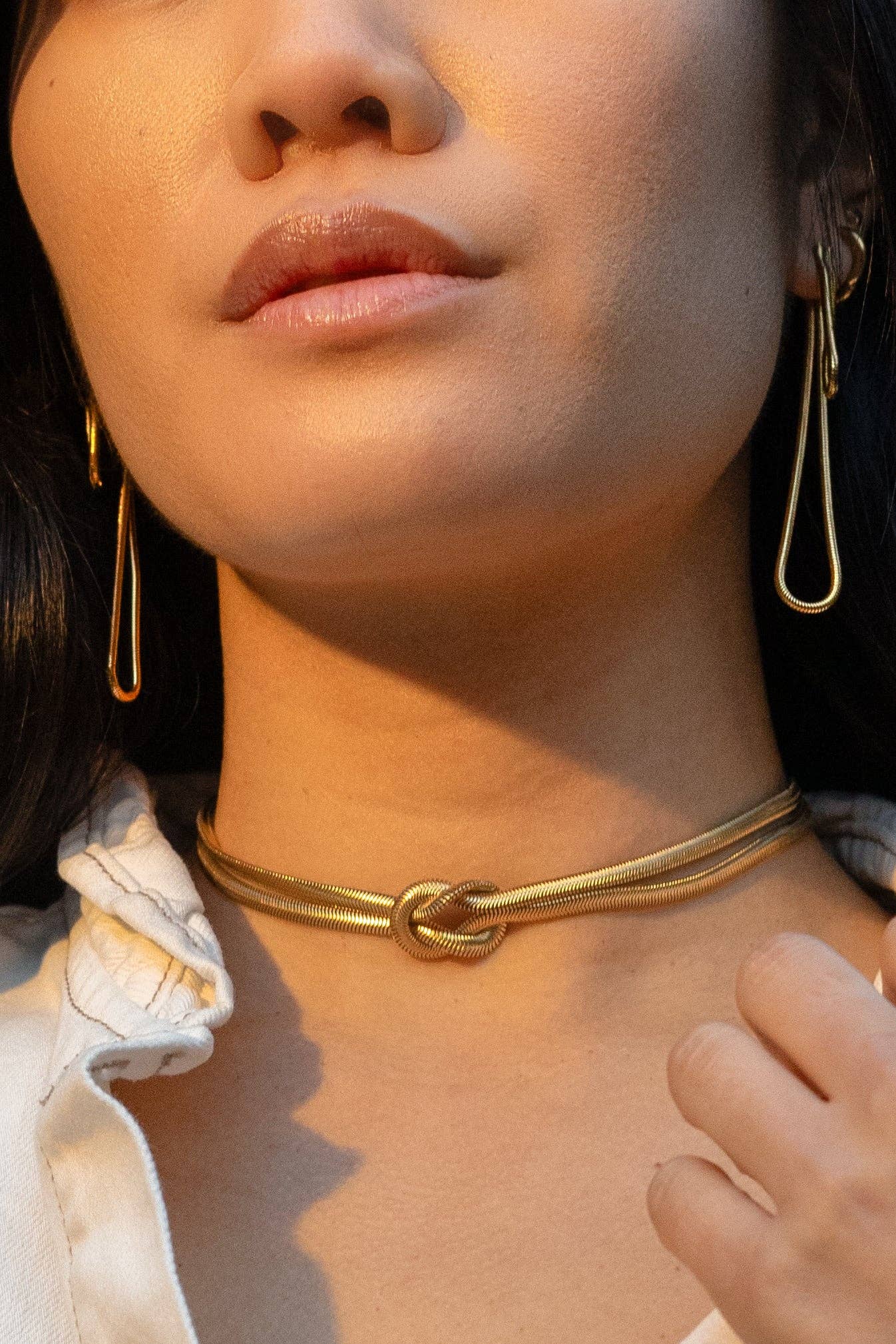 In the Loop Choker - 18K Gold Plated