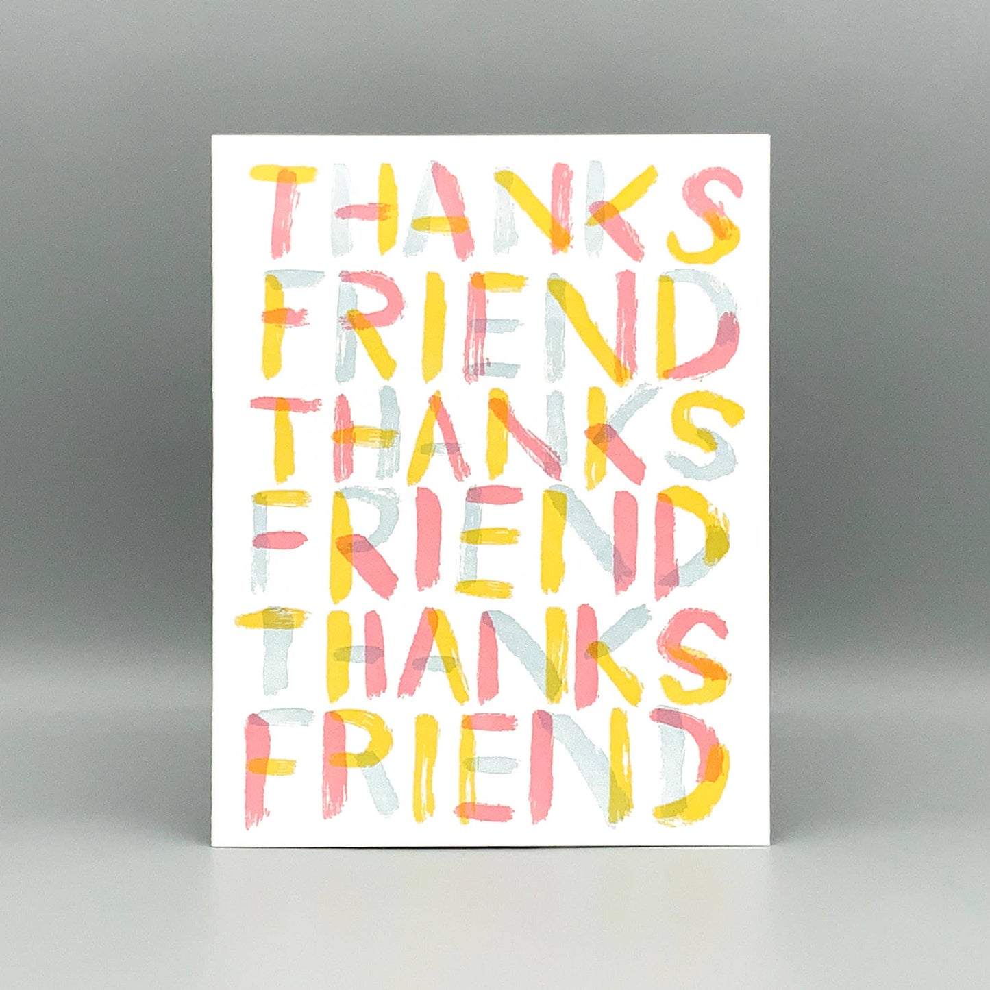 Thanks Friend Thank You Card