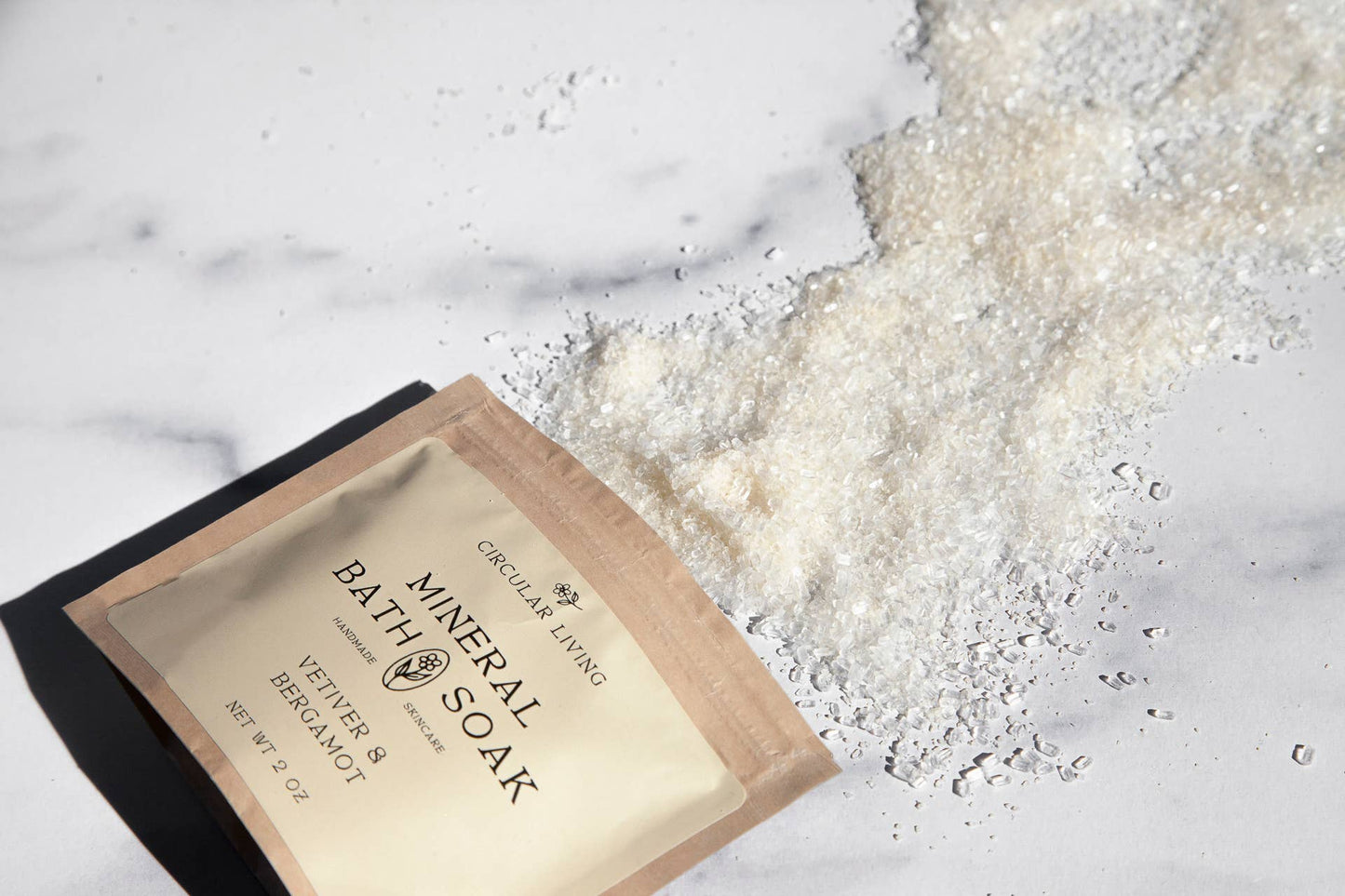 Mineral Bath Soak Sachet | Vetiver & Bergamot