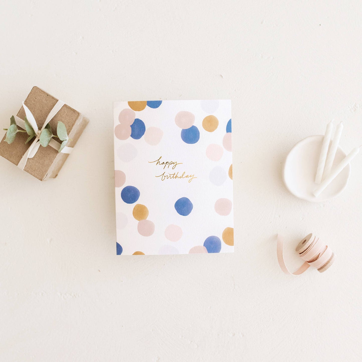 Colorful Dots Birthday Card