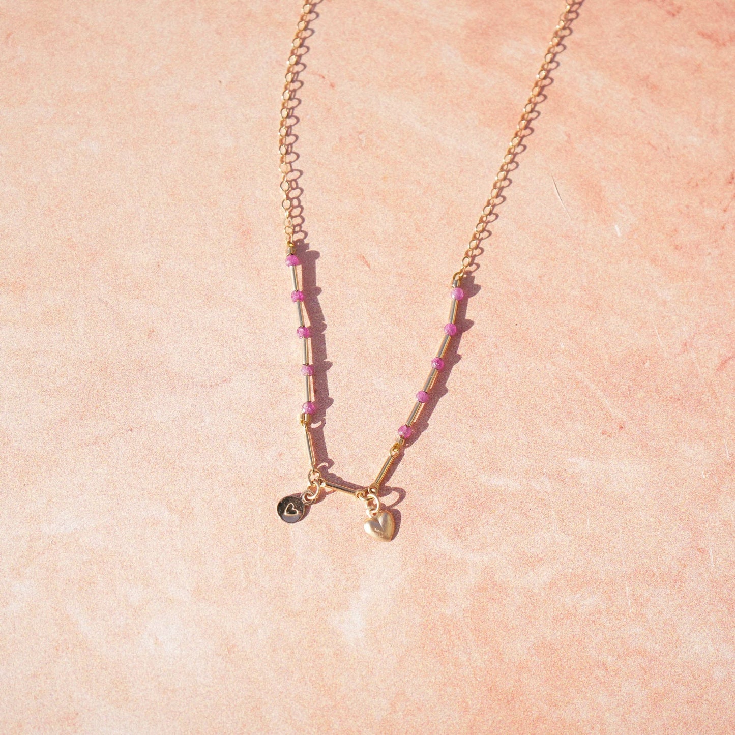 Two Hearts Necklace