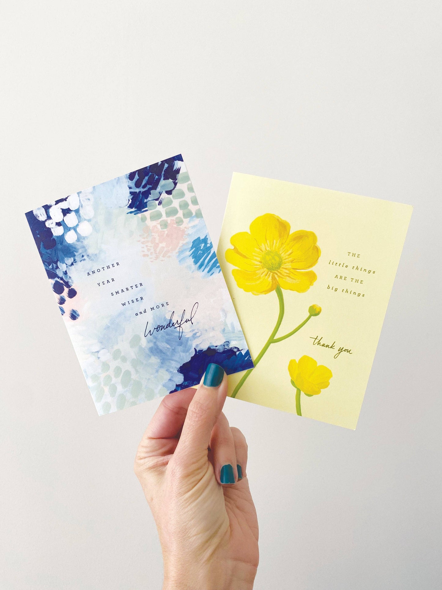 Little things buttercup Thank You Card: Single