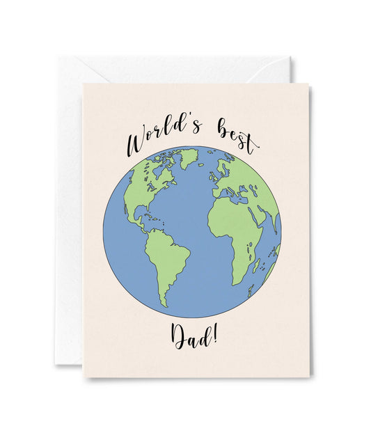 World's Best Dad Father's Day Card