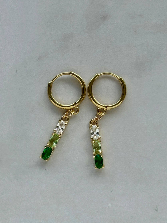Ashley Earrings | Green