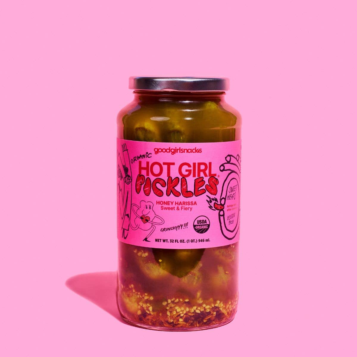Hot Girl Pickles | Honey Harissa 32oz