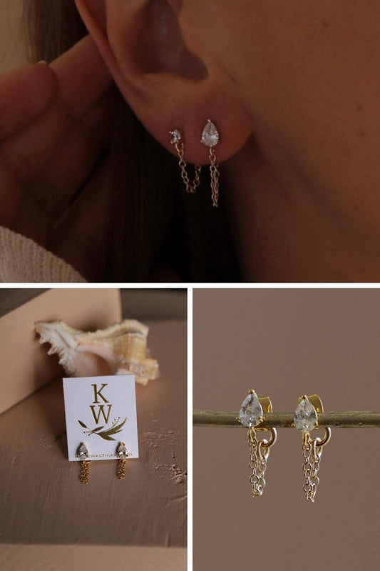 ELOISE CHAIN WRAP EARRINGS