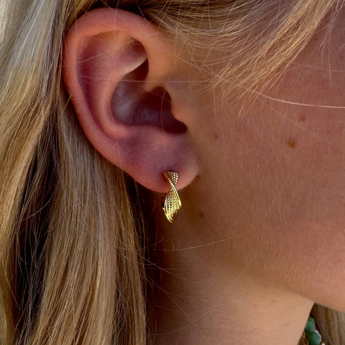 Azalea Gold Filled Huggie Hoop Earrings