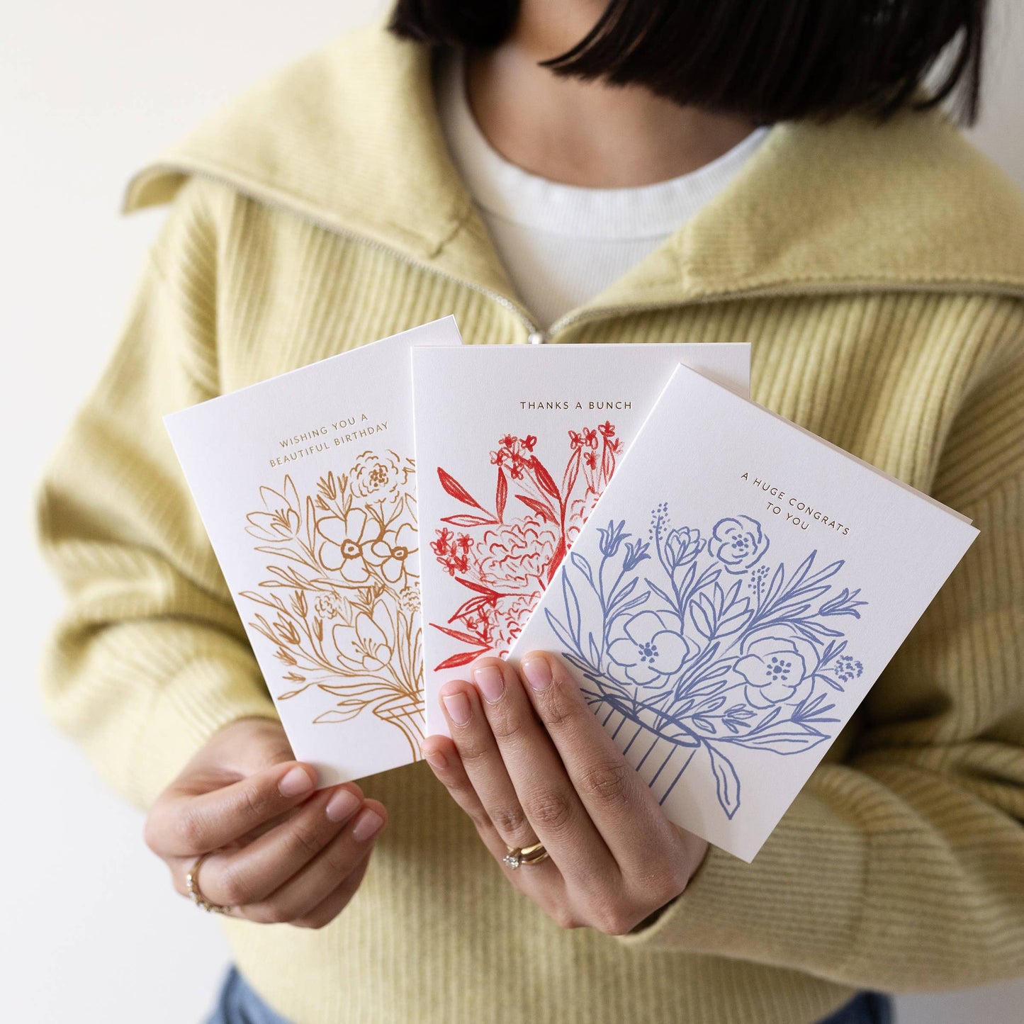 Thanks Bunch Bouquet Card