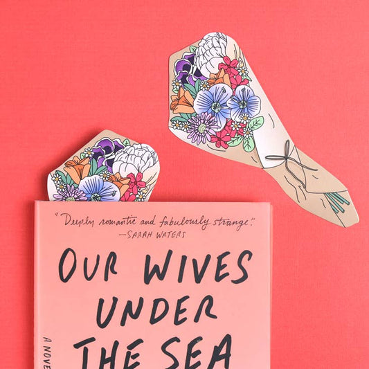 Die Cut Bookmark |Bouquet of Flowers