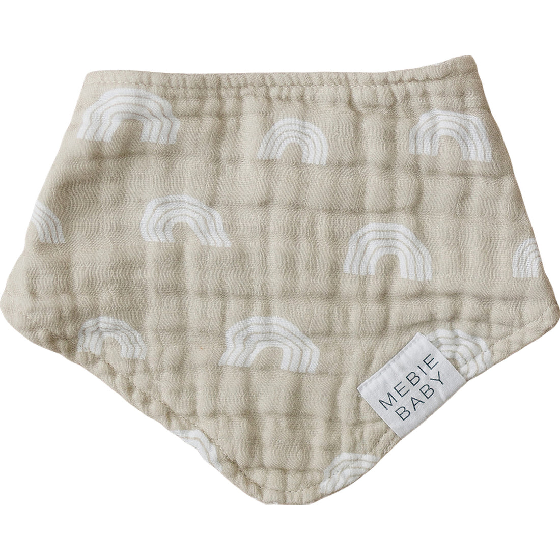 Sand Rainbow Muslin Bib