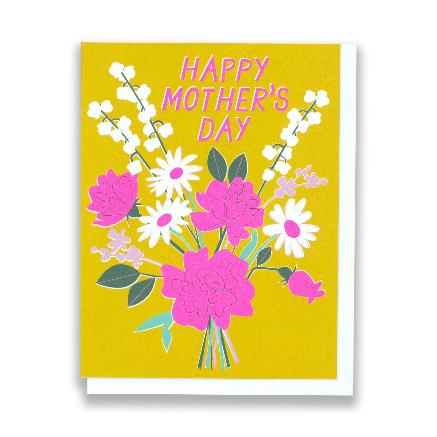 Bouquet of Yellow Flowers Mother's Day Card