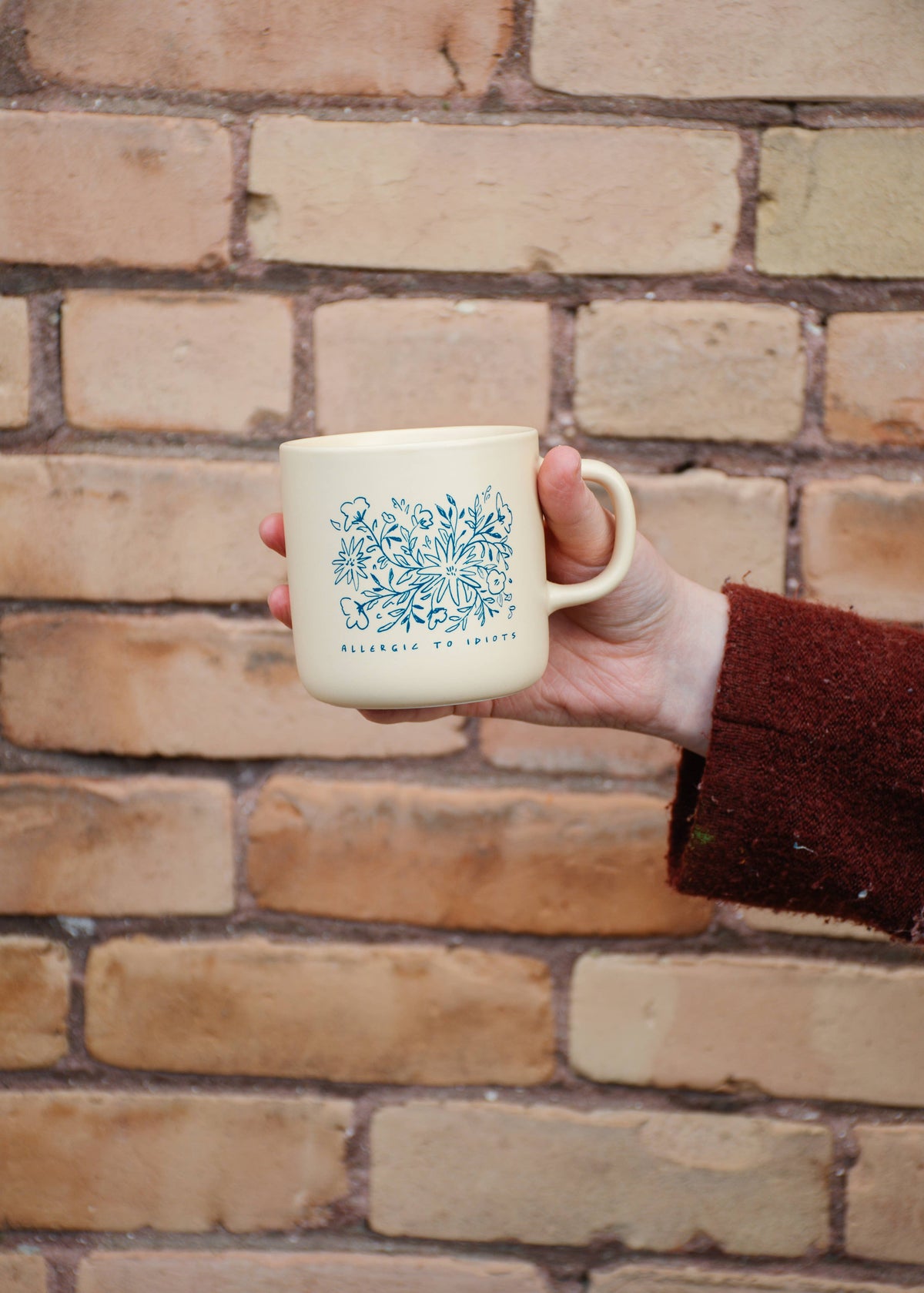 Allergic to Idiots 12oz Mug