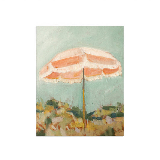 Pink Umbrella: 8 x 10 (paper)