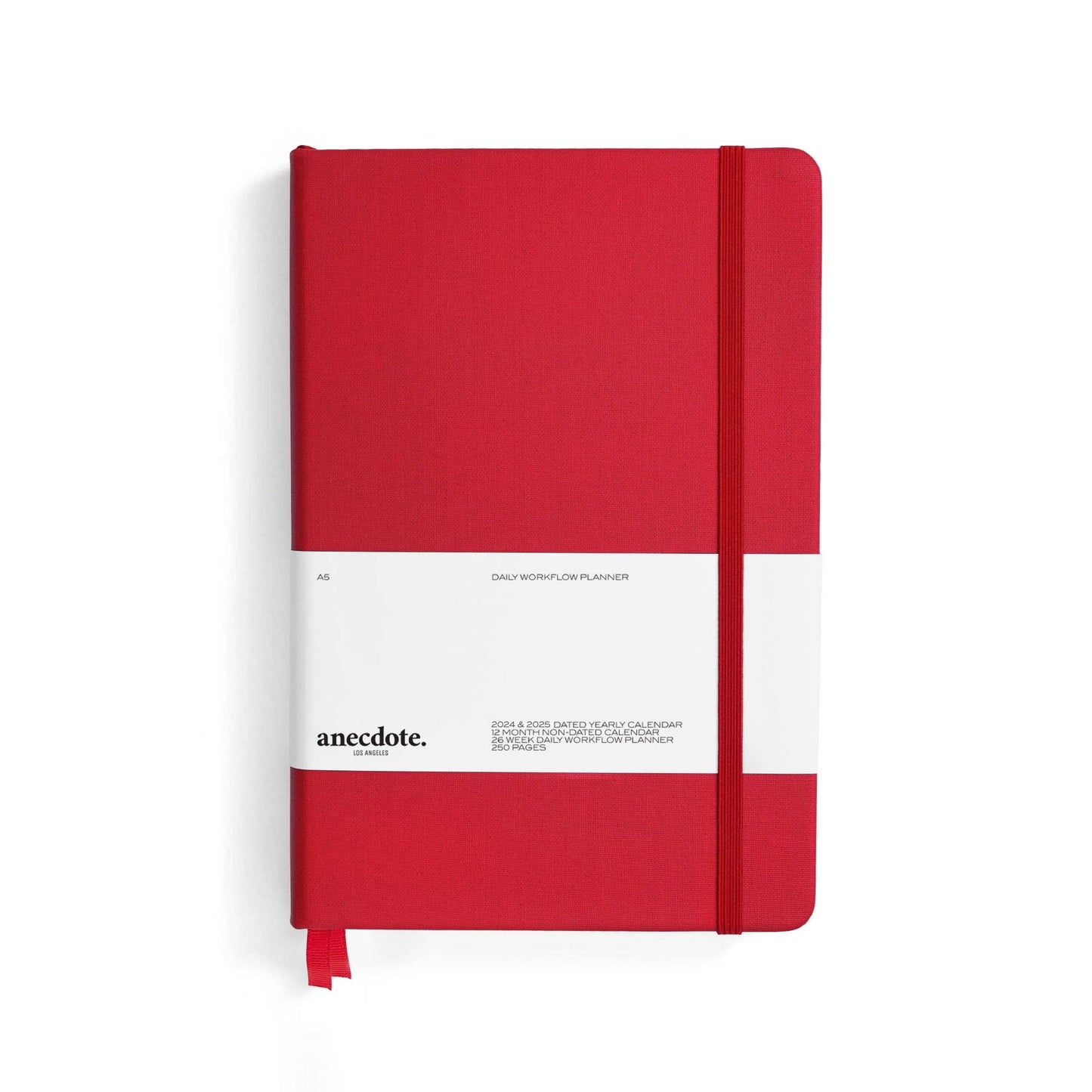 The Daily Planner - Hardcover with Library Buckram Cover: Olive