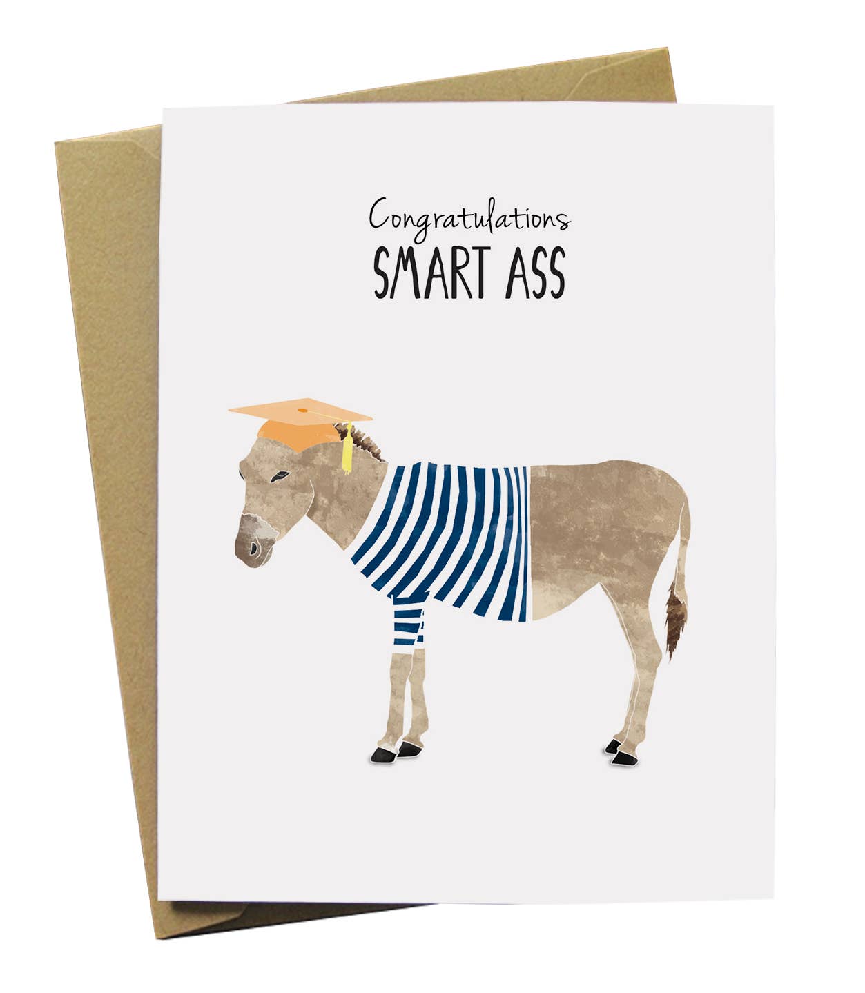Donkey Graduation Card