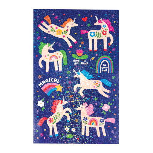 Stickiville Standard  - Magical Unicorns (Holographic Glitte