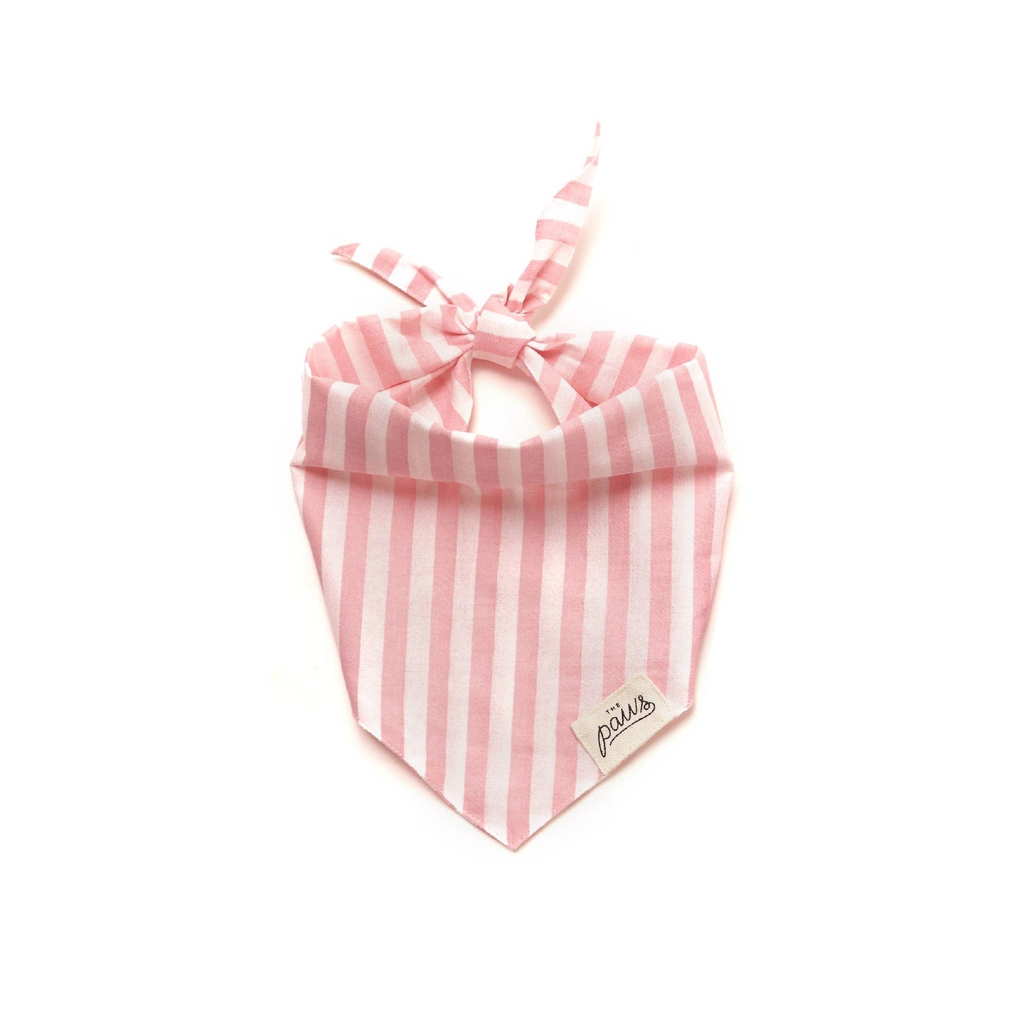 Cabana Blush Pink Dog Bandana: L